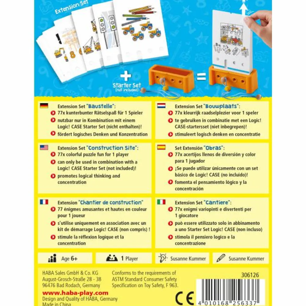Discount Haba Logic! CASE tilbehør 6+ år - Byggeplads