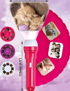 Online Brainstorm Lommelygte med dias - Nuttede dyr