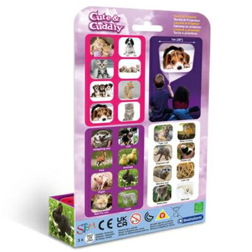 Online Brainstorm Lommelygte med dias - Nuttede dyr