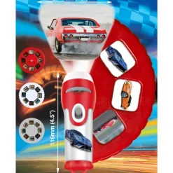 Clearance Brainstorm Lommelygte med dias - Seje biler