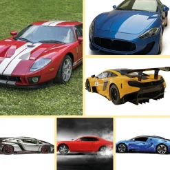 Clearance Brainstorm Lommelygte med dias - Seje biler