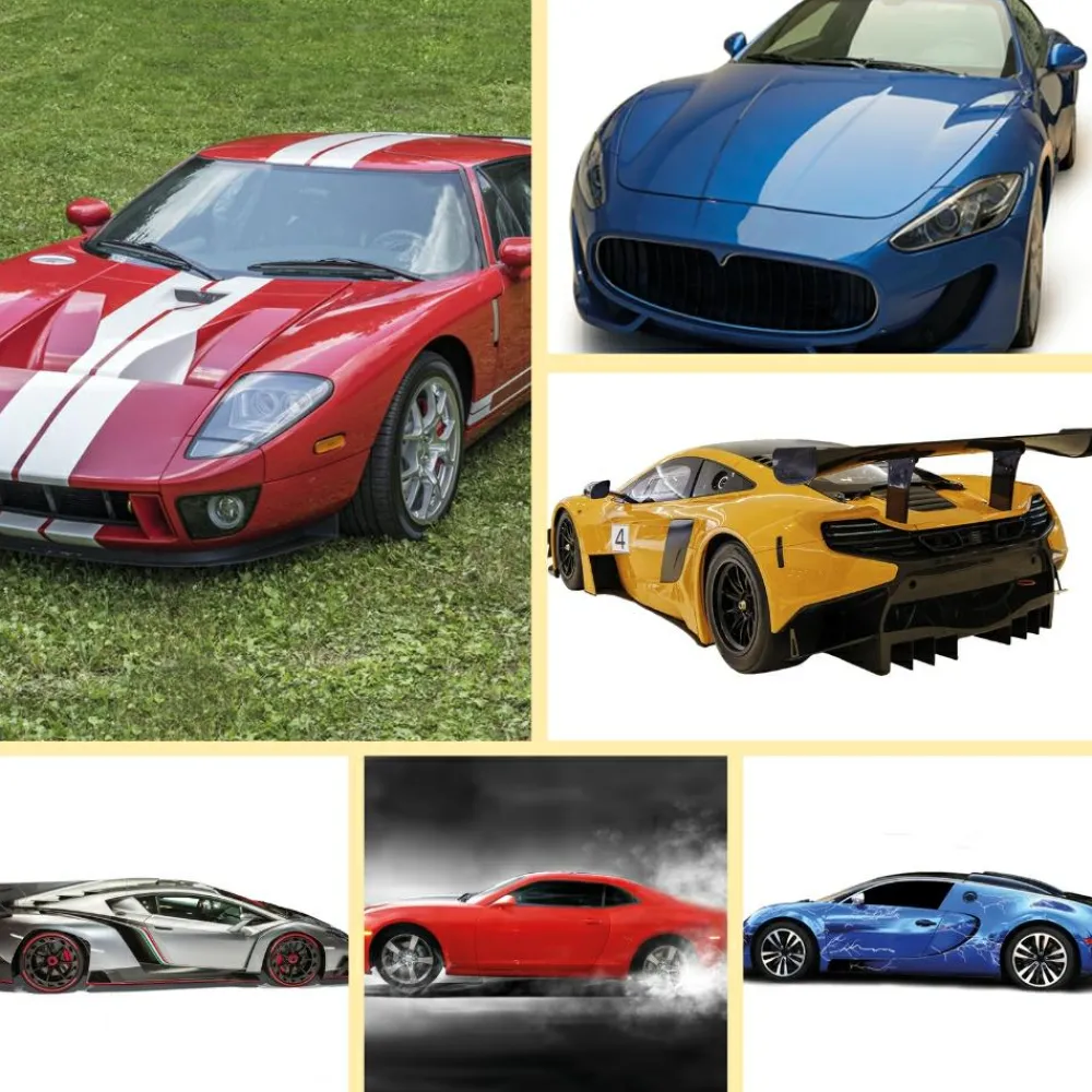 Clearance Brainstorm Lommelygte med dias - Seje biler