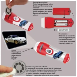 Clearance Brainstorm Lommelygte med dias - Seje biler