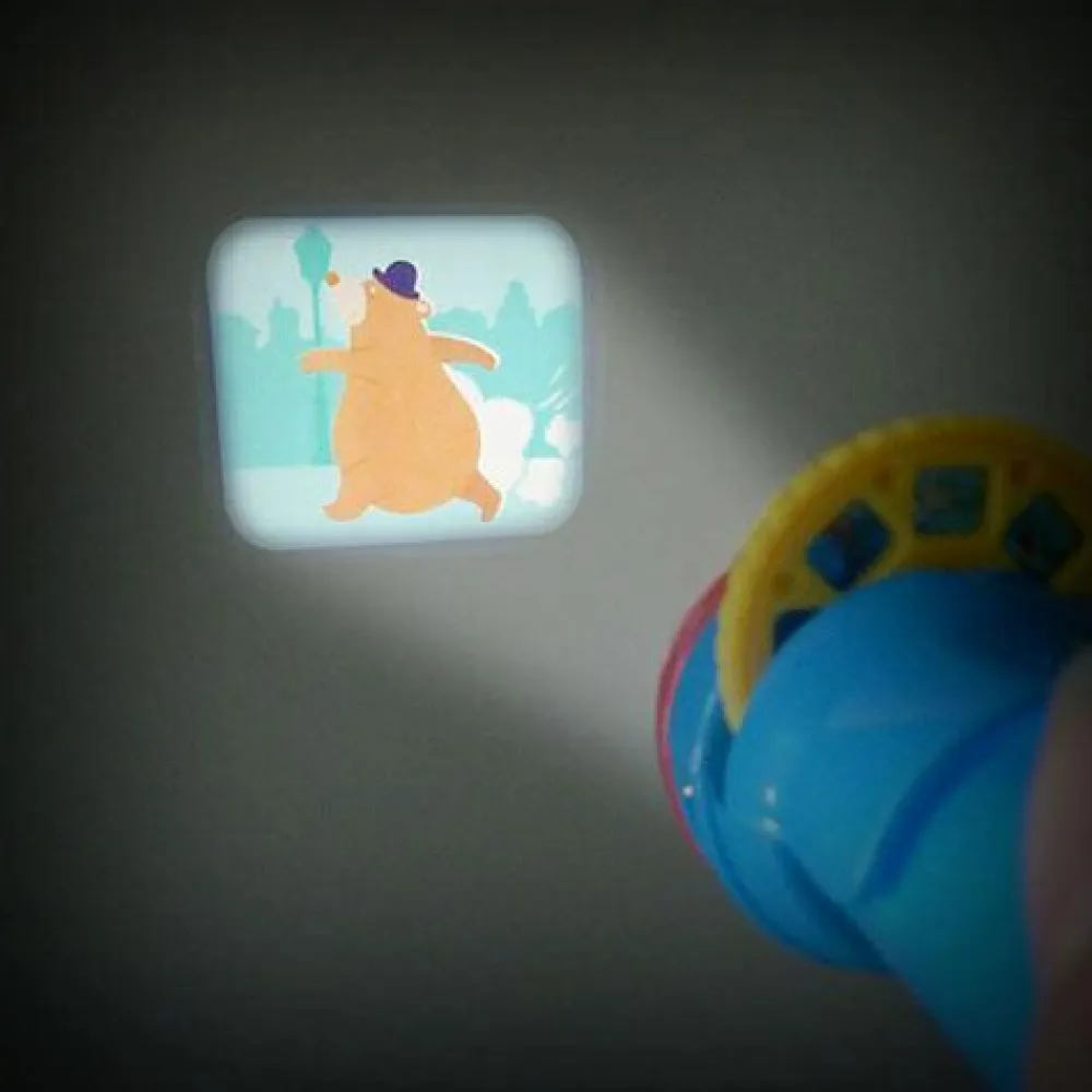 Moulin Roty Lommelygte med projektor - Fortæl en historie