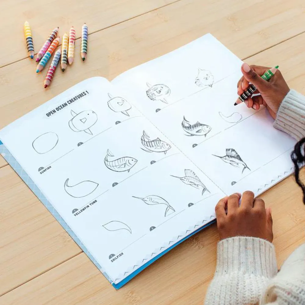 New eeBoo Lær at tegne - Under the Sea