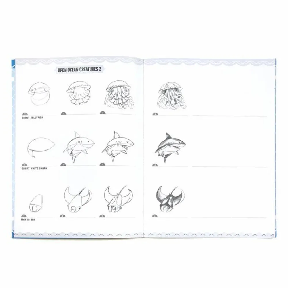 New eeBoo Lær at tegne - Under the Sea