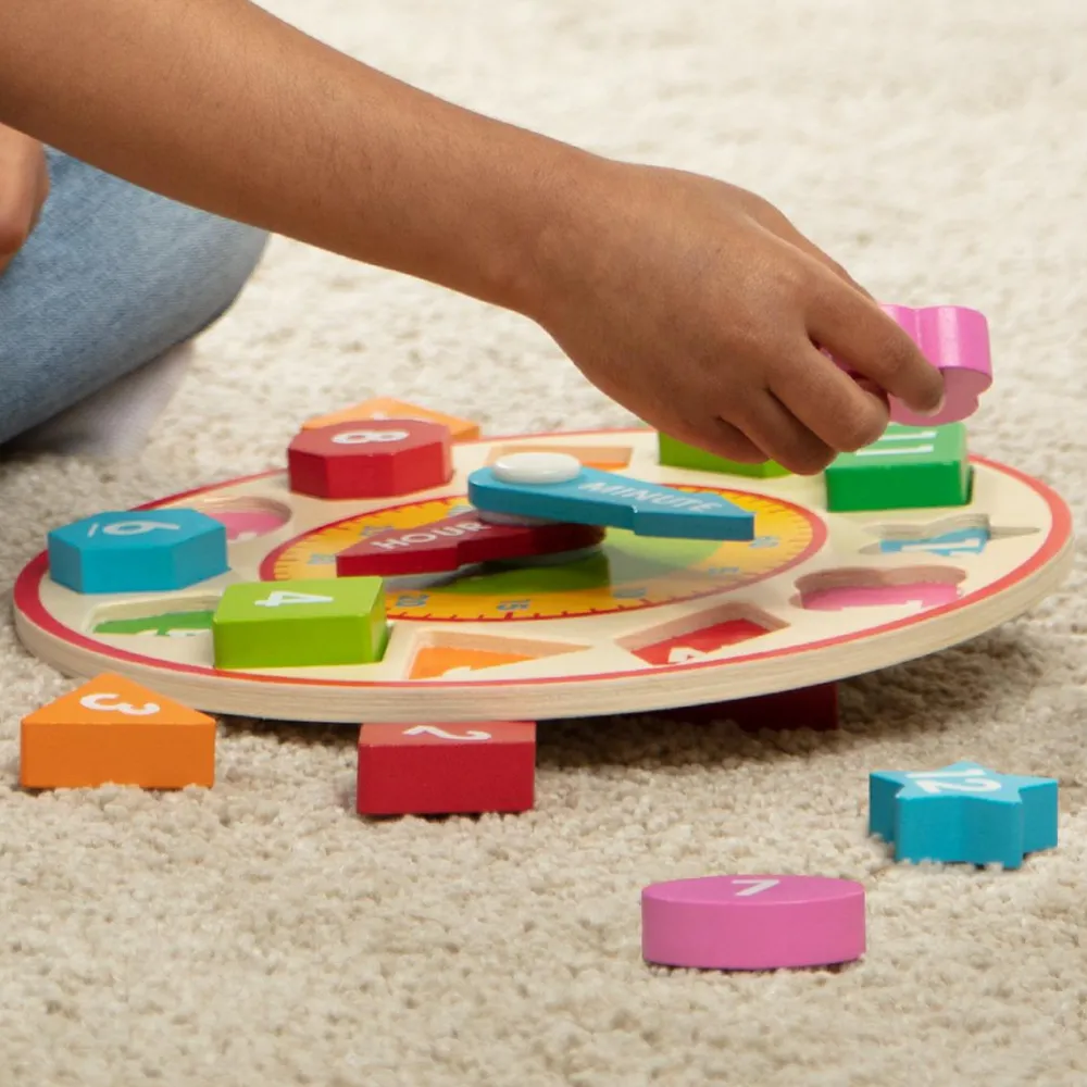 Melissa & Doug Lær klokken, tal og former