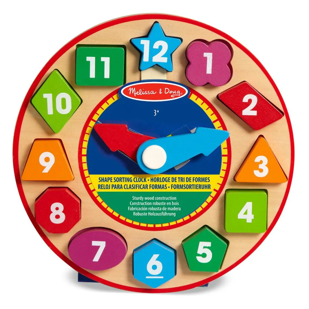 Melissa & Doug Lær klokken, tal og former