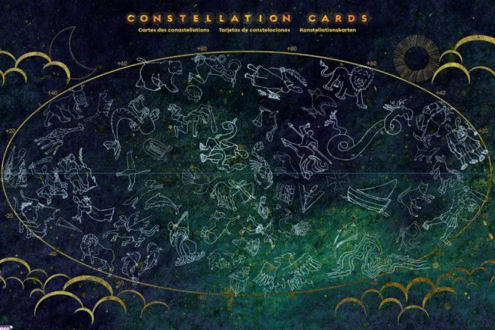 Outlet Lær stjernebilleder - Plakat + kort, 54 stk