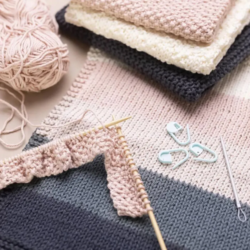 Online Creativ Company Læringssæt - Strikning