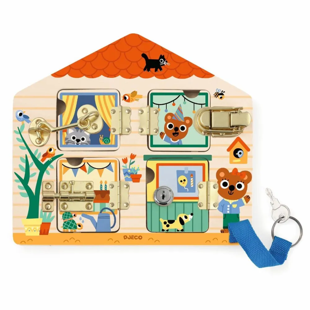 Clearance Djeco Låsebræt - Cabanalock