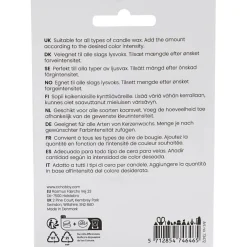 New Creativ Company Lysfarve til lysstøbning - Gul, 5 gr.