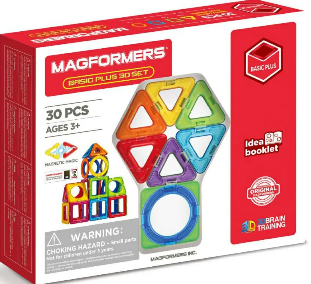 Hot Magformers 30 stk - Basis Plus
