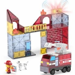 Clearance Magna-Tiles | Brandstation med lyd og lys, 50 stk