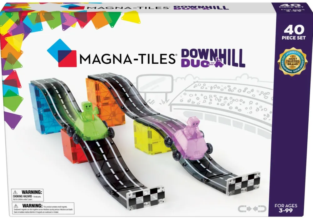 Discount Magna-Tiles | Downhill Duo, 40 dele