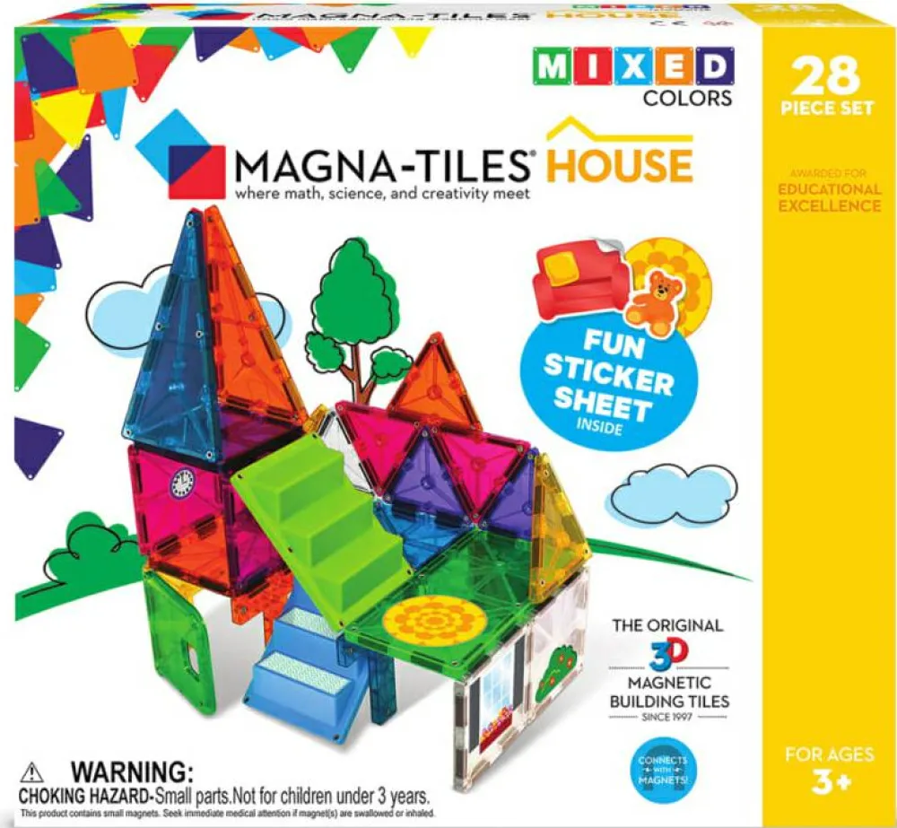 Hot Magna-Tiles | Hus 28 stk.