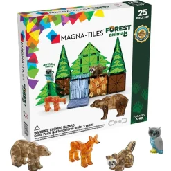 Hot Magna-Tiles | Livet i skoven, 25 stk