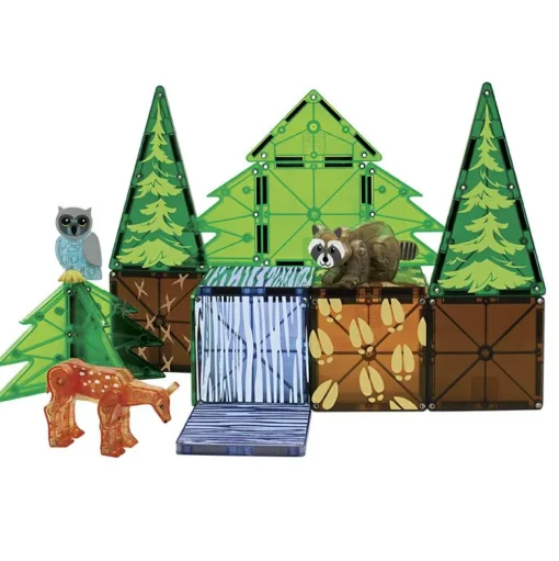Hot Magna-Tiles | Livet i skoven, 25 stk