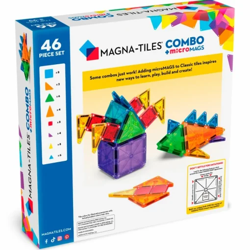 New Magna-Tiles | microMAGS kombi, 46 stk