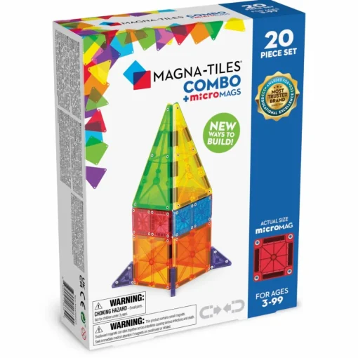 New Magna-Tiles | microMAGS kombi, 20 stk