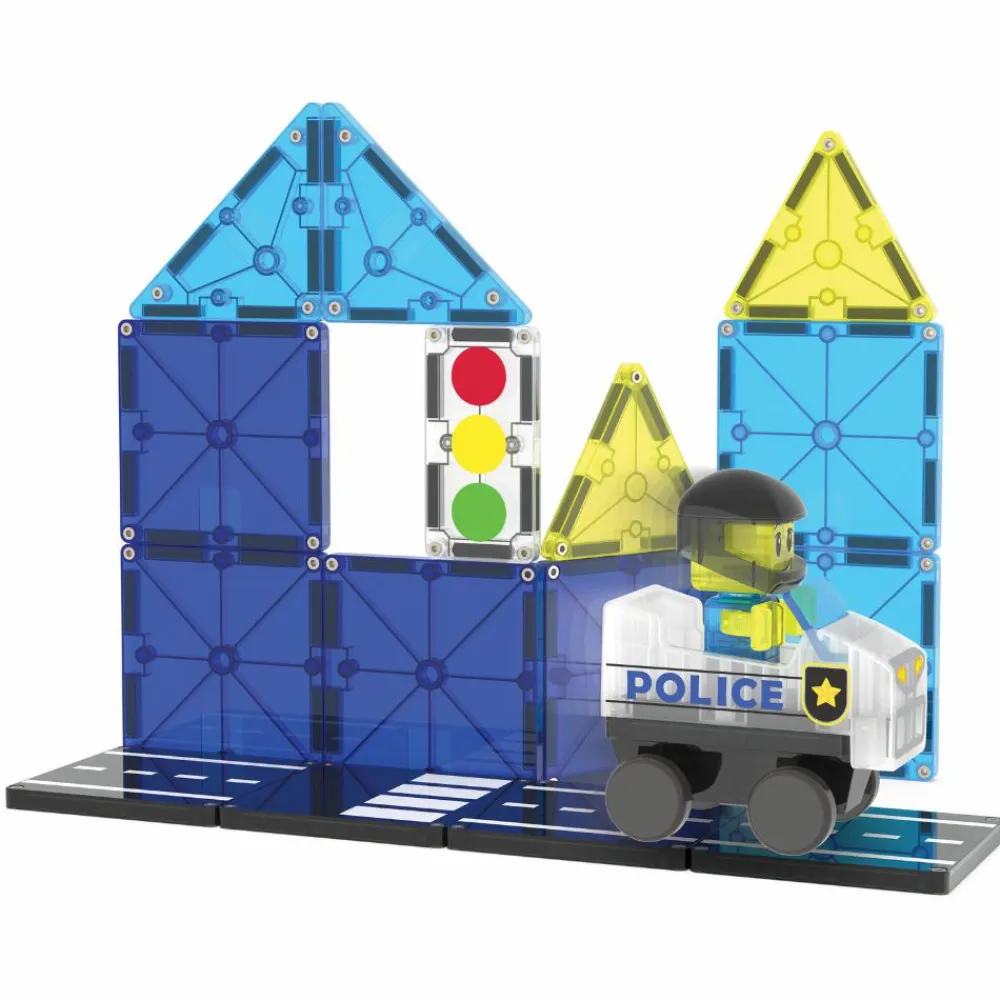 Hot Magna-Tiles | Politipatrulje, 20 stk
