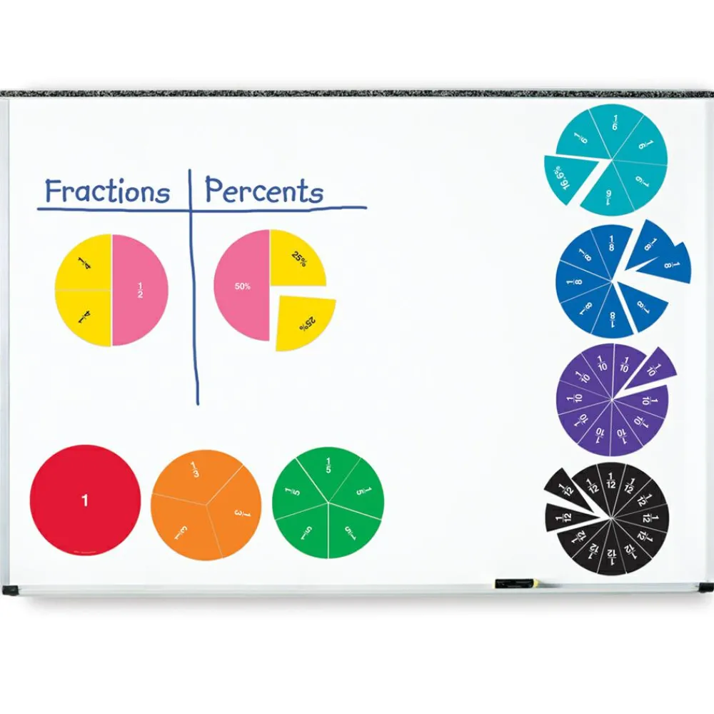 Best Learning Resources Magnetiske brøkcirkler - 2-sidet, 51 dele