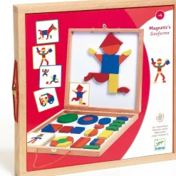 New Djeco Magnetleg - Geoform, 66 dele