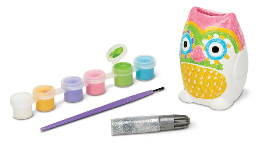 Sale Melissa & Doug Mal din egen sparebøsse - Ugle