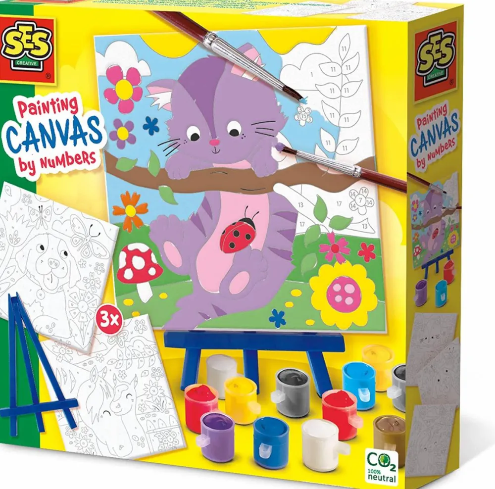 Discount SES Creative Mal efter tal - Kæledyr