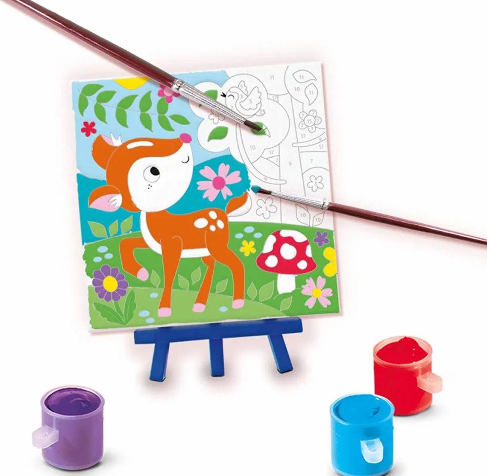 Discount SES Creative Mal efter tal - Skovens dyr