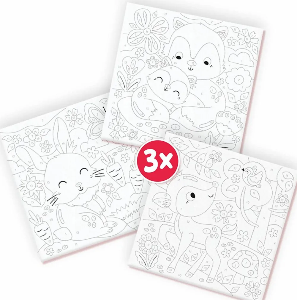 Discount SES Creative Mal efter tal - Skovens dyr