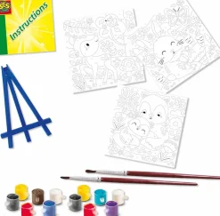 Discount SES Creative Mal efter tal - Skovens dyr