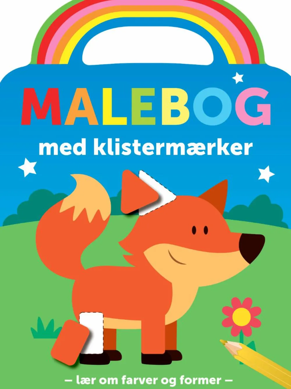 Best Forlaget Bolden Malebog med klistermærker - Ræv