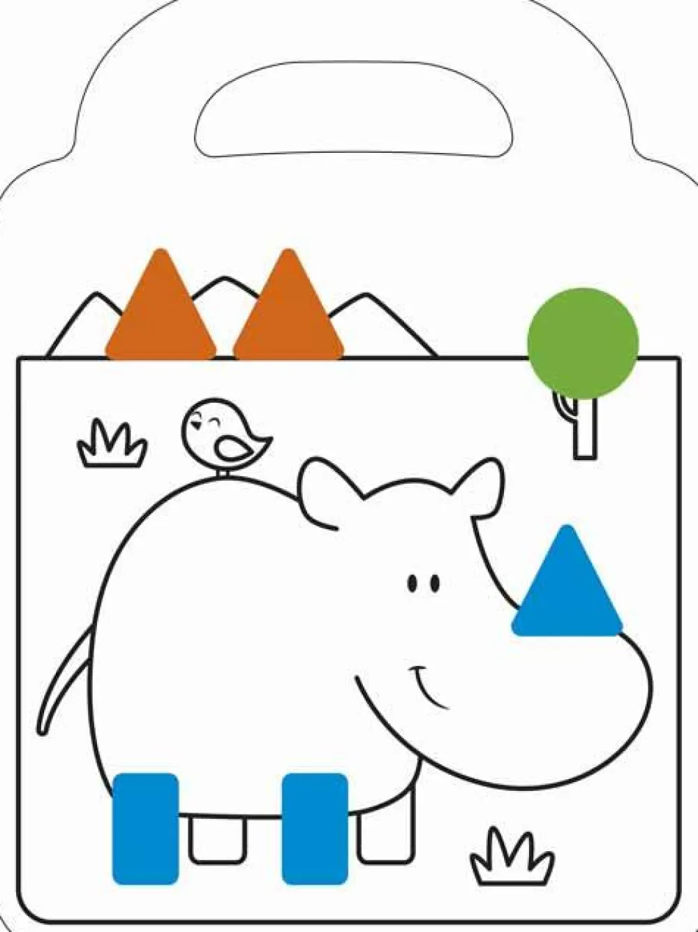 Best Forlaget Bolden Malebog med klistermærker - Ræv