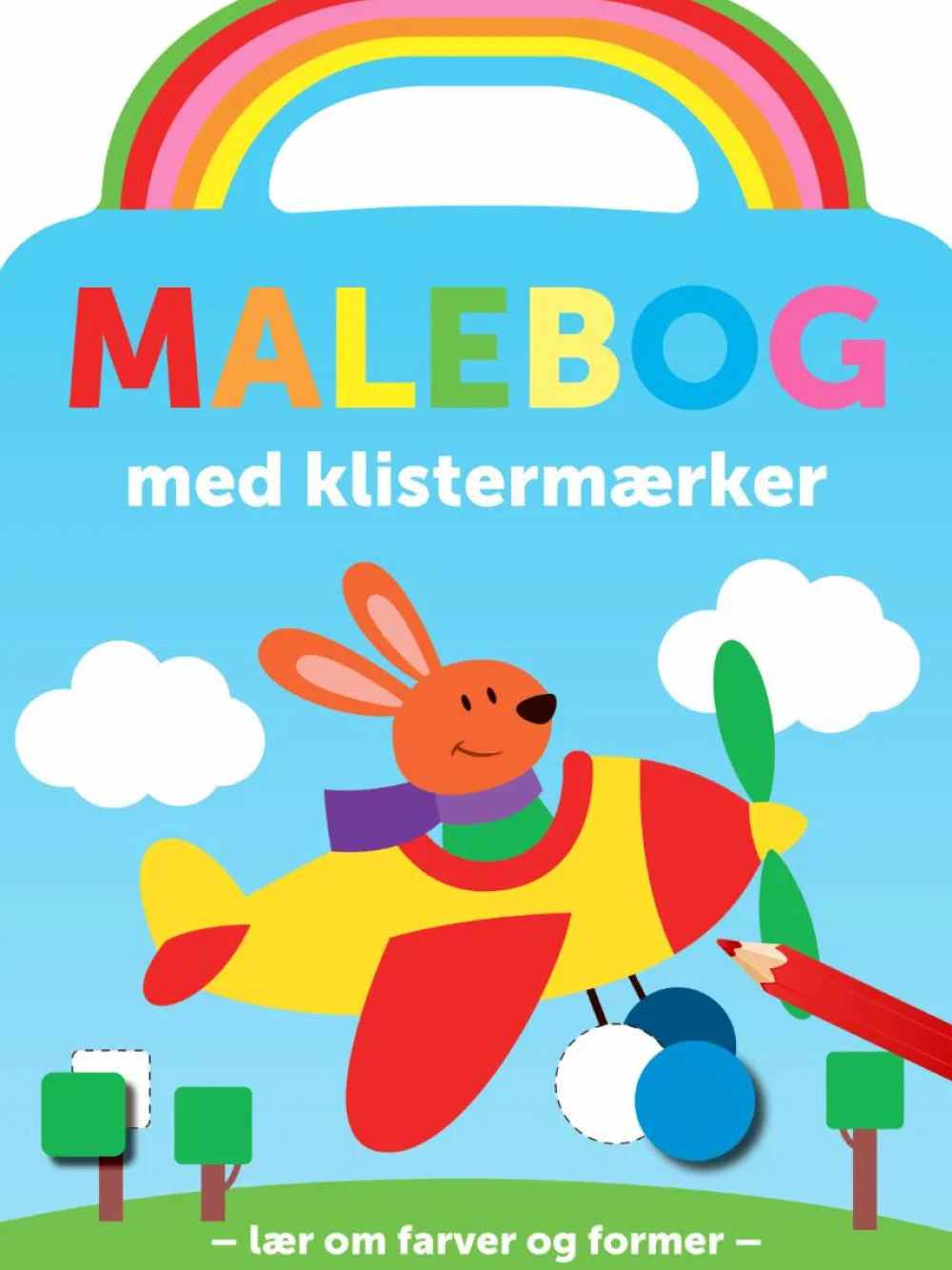 Best Forlaget Bolden Malebog med klistermærker - Kanin