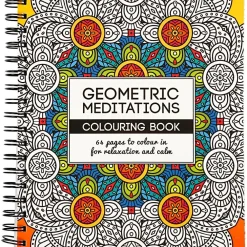 Sale Creativ Company Malebog Mindfulness - Geometrisk, 64 sider