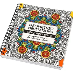Sale Creativ Company Malebog Mindfulness - Geometrisk, 64 sider