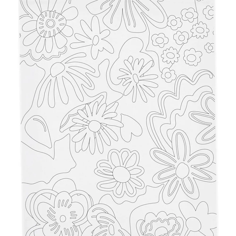 Hot Creativ Company Malerlærred 24 x 30 cm - Blomster