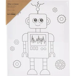 Creativ Company Malerlærred 24 x 30 cm - Robot