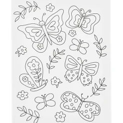 Discount Creativ Company Malerlærred 24 x 30 cm - Sommerfugle