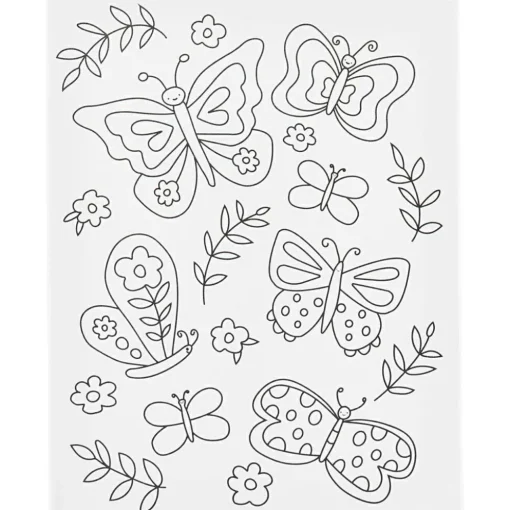 Discount Creativ Company Malerlærred 24 x 30 cm - Sommerfugle