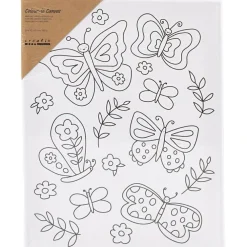 Discount Creativ Company Malerlærred 24 x 30 cm - Sommerfugle