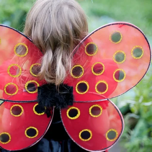 Online Great Pretenders Mariehøne - Vinger + hårbøjle, str. 3-7 år