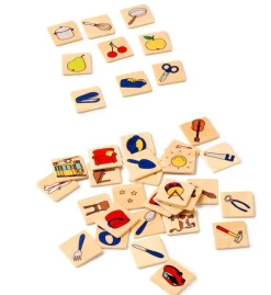 Online Toys for Life Match tre billedkort - Styrk ordforrådet