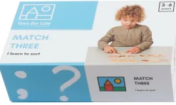 Online Toys for Life Match tre billedkort - Styrk ordforrådet
