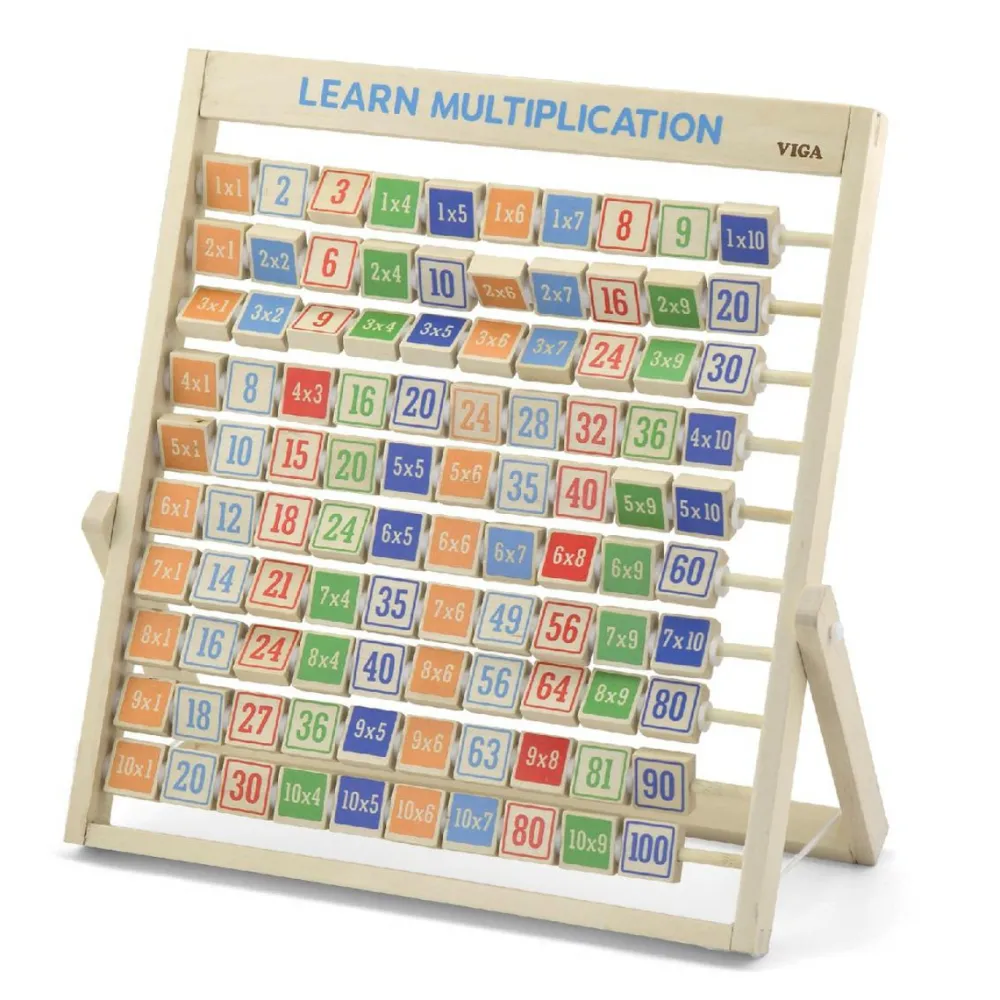 Outlet Matematik - Lær at gange, stativ i træ