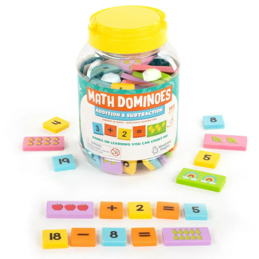 New Learning Resources Matematik-domino - Plus & minus