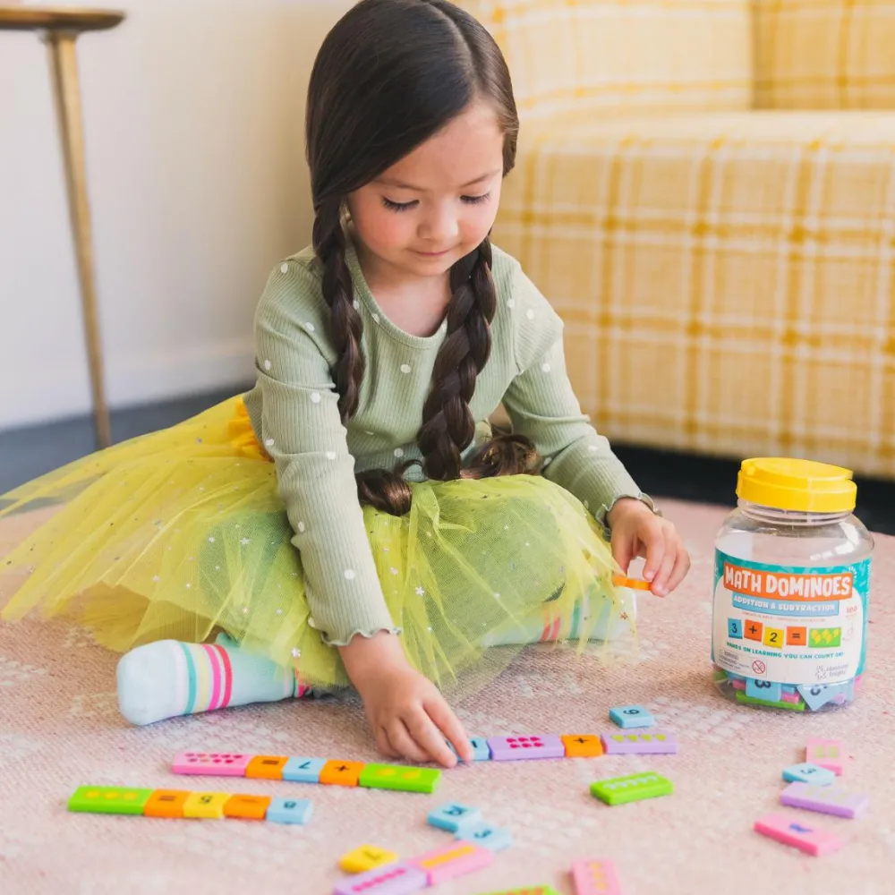 New Learning Resources Matematik-domino - Plus & minus