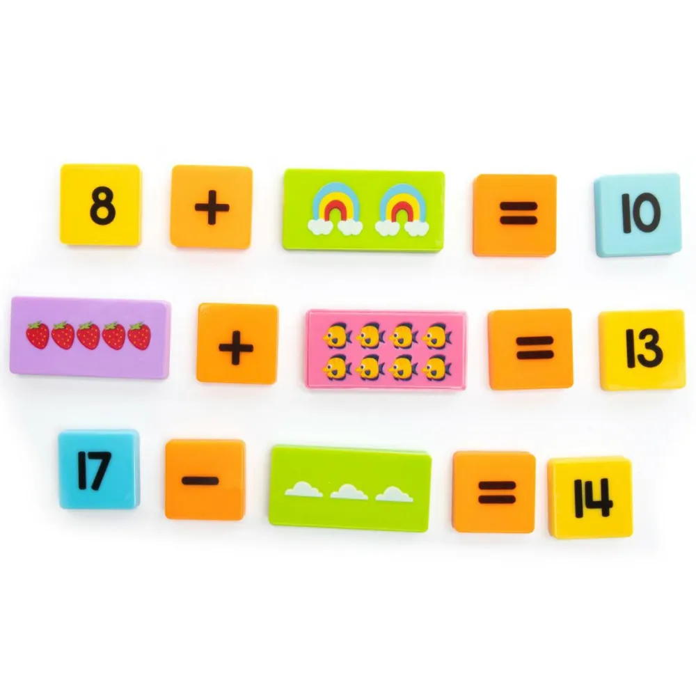 New Learning Resources Matematik-domino - Plus & minus