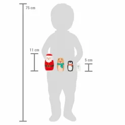 New small foot Matryoshka dukker - Jul